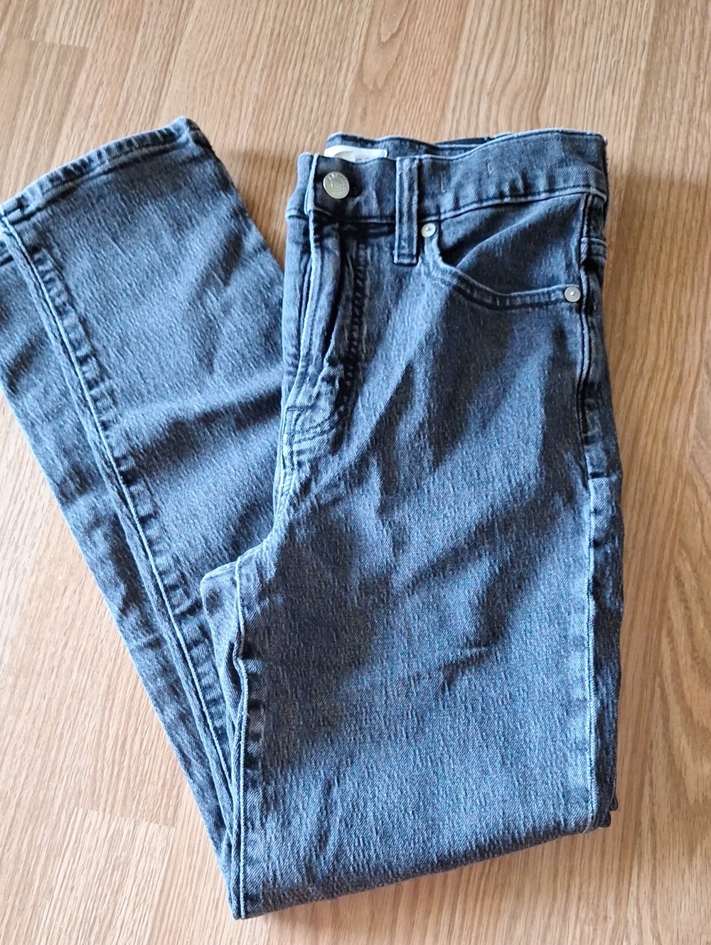 Madewell Washed Black Skinny Jeans